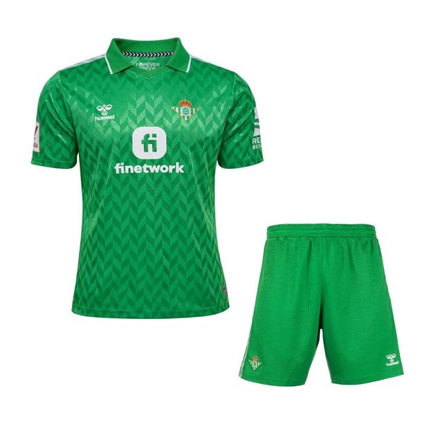 Camiseta Real Betis Replica Segunda Ropa Niño 2023/24